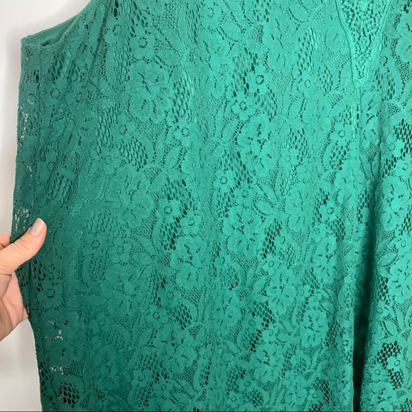 torrid size 5 Green lace dress sleeveless NWT - Picture 4 of 8
